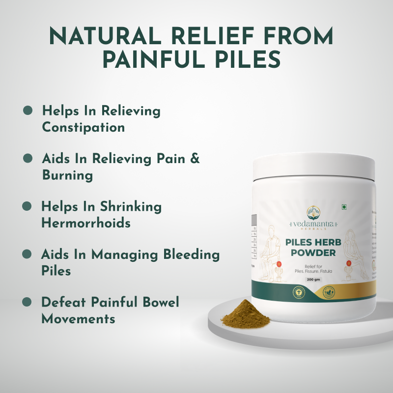 Piles Herb Powder: Ayurvedic Relief from Painful Piles