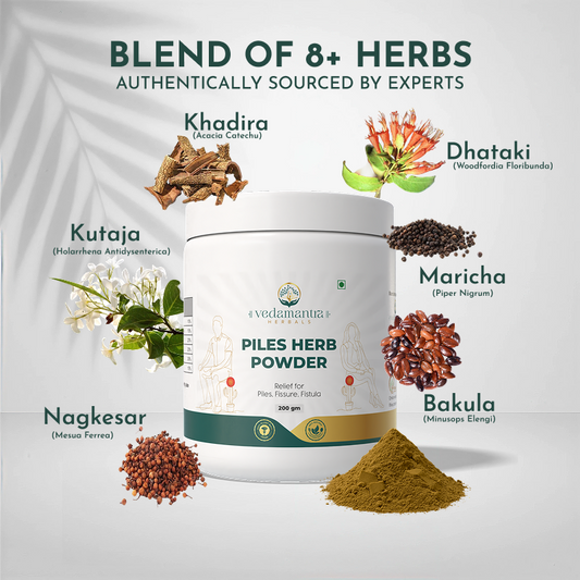Piles Herb Powder: Ayurvedic Relief from Painful Piles